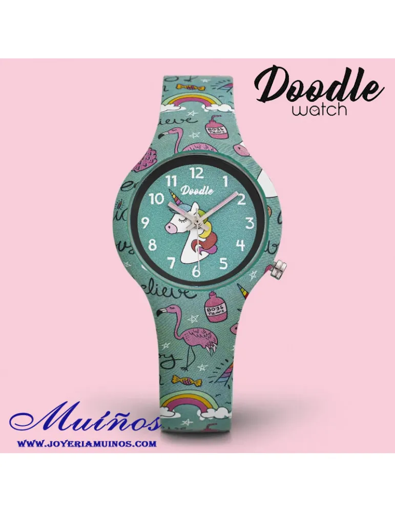 Reloj niña 32mm believe doodle
