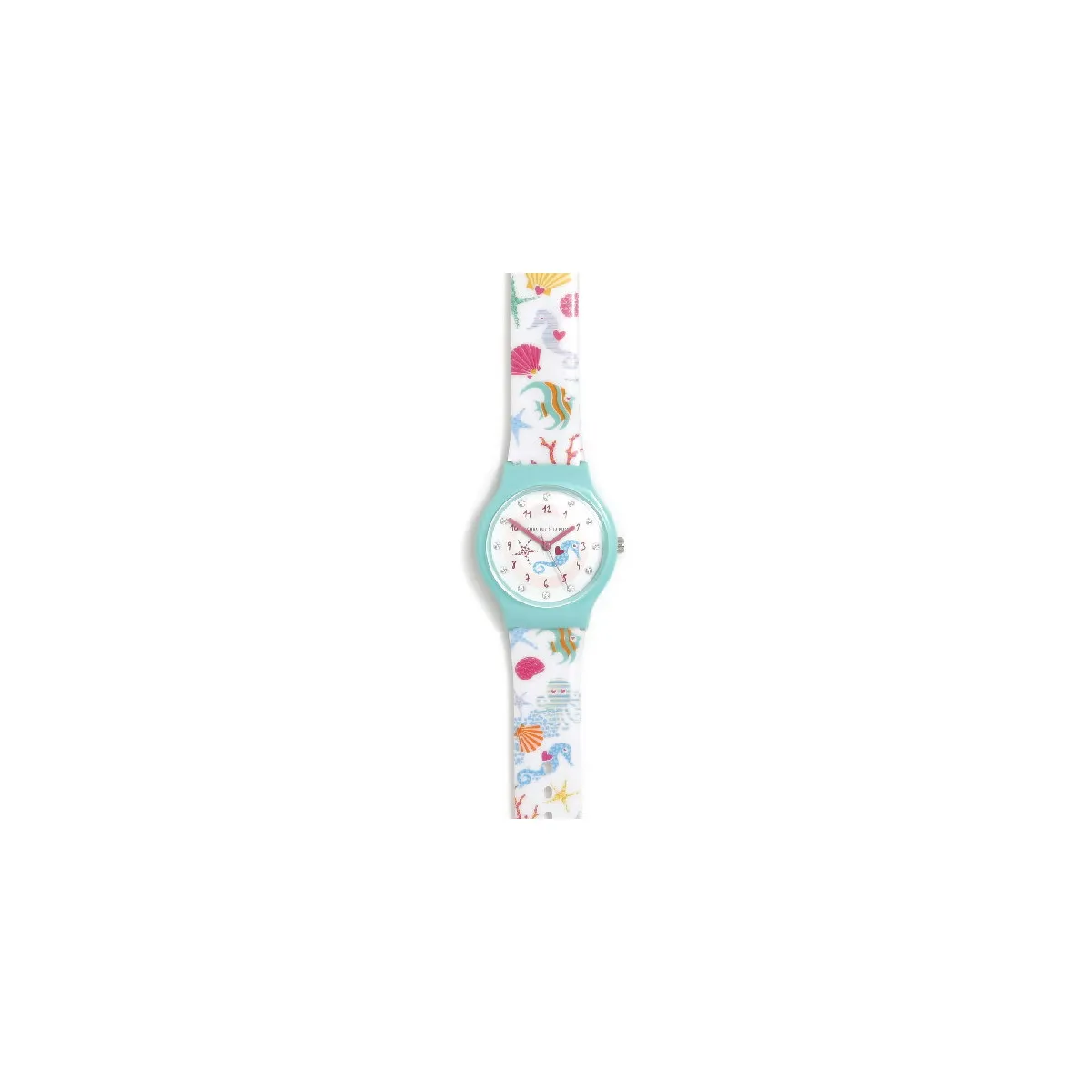 RELOJ PEQUEñO FLIP ACUARIO CON BRILLANTES  AGATHA RUIZ PRA