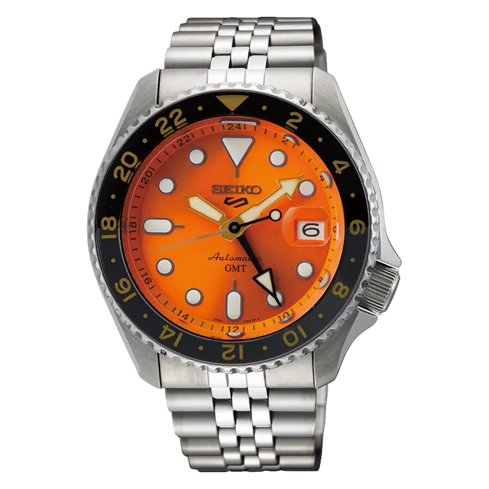 Reloj Seiko 5 Sport GMT Naranja SSK002