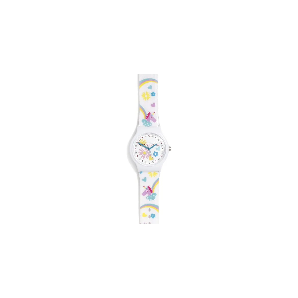 RELOK PEQUEñO FLIP UNICORNIO CON BRILLANTES  AGATHA RUIZ PRA