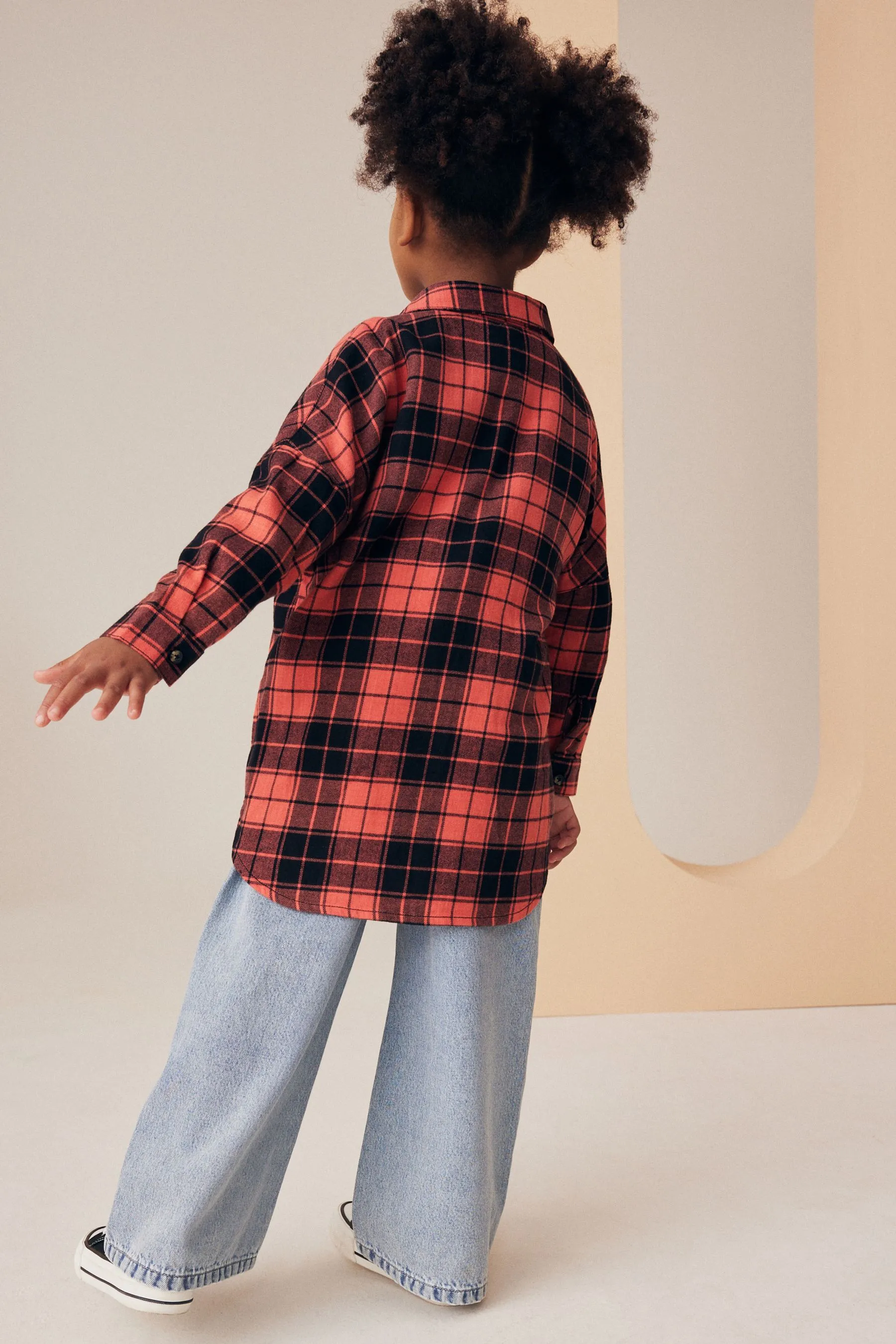 ROJO  100% COTTON CHECK SHIRT AND TSHIRT SET (316YRS)