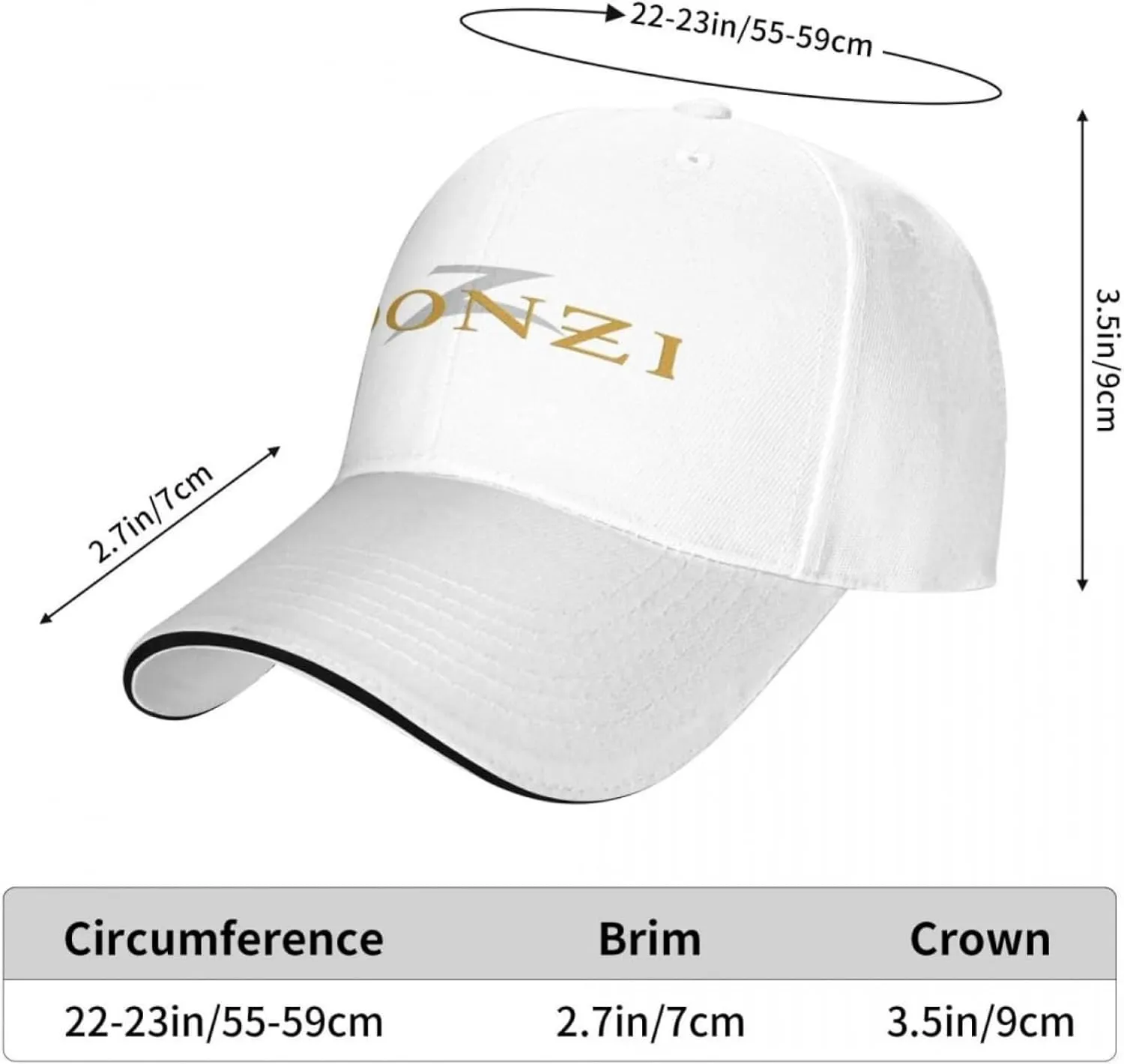 RYVOWETP Gorra de béisbol Snapback Gorra para el Sol DONZI Gorra de Barco Gorra de béisbol Gorras Deportivas Sombrero Mullido So