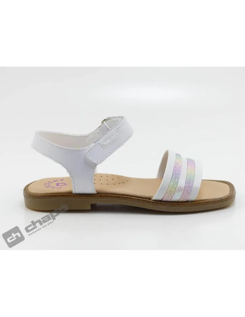 Sandalia Blanco Pablosky 419200