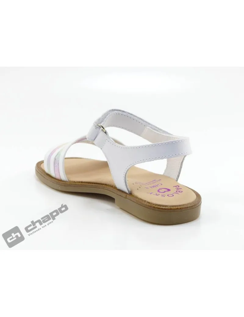 Sandalia Blanco Pablosky 419200