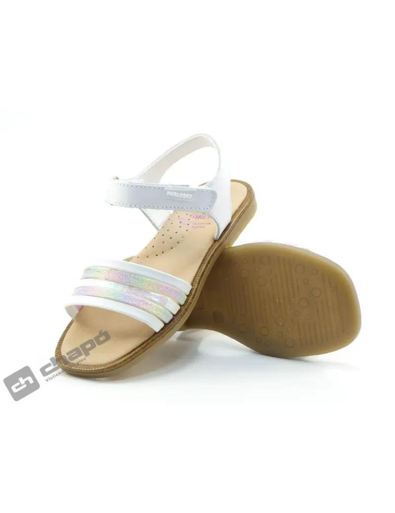 Sandalia Blanco Pablosky 419200