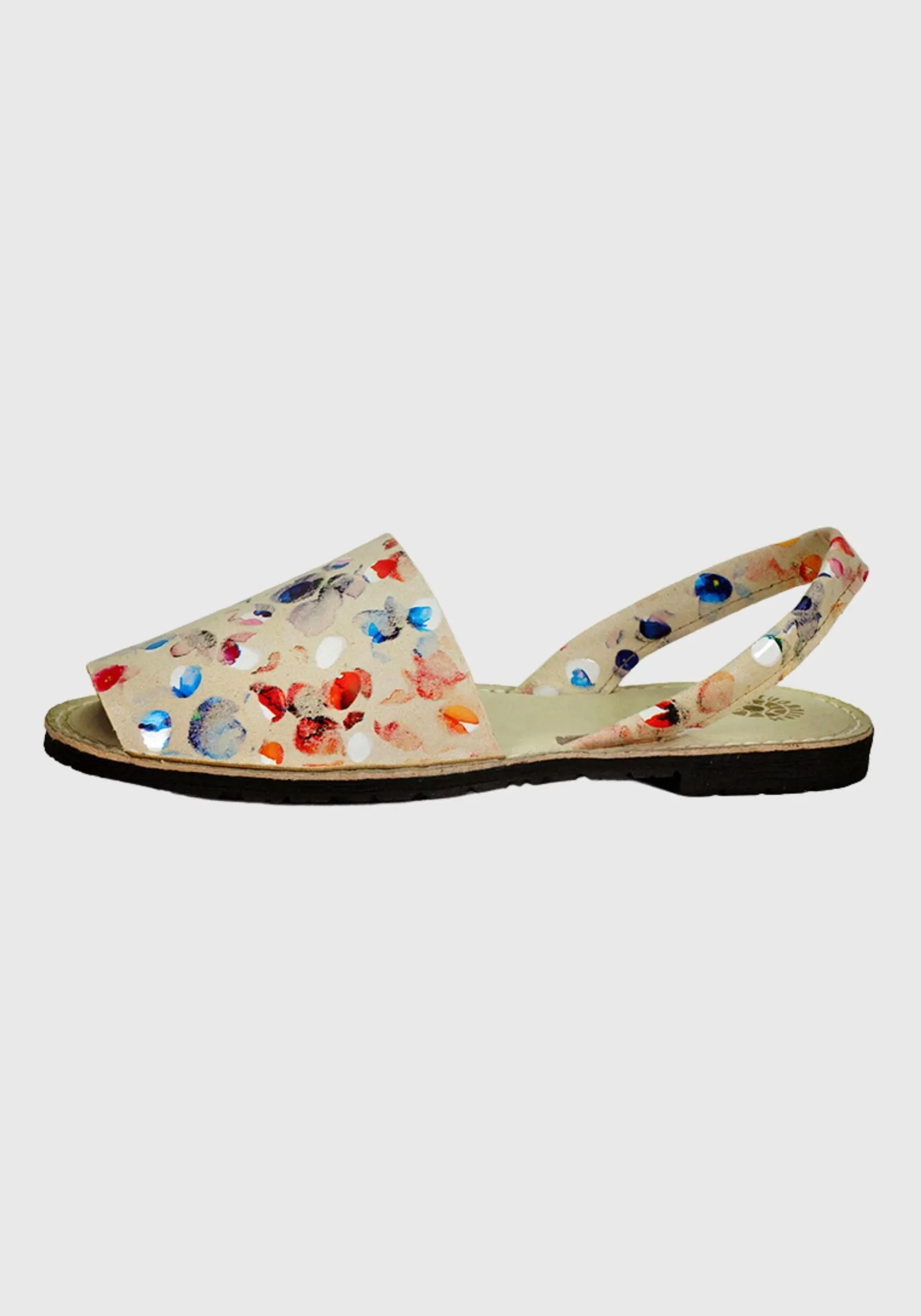 Sandalia Cuero Jistice Beige