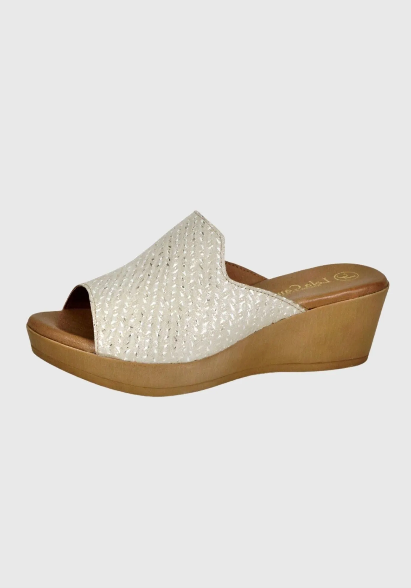 Sandalia Cuero Madlen Beige