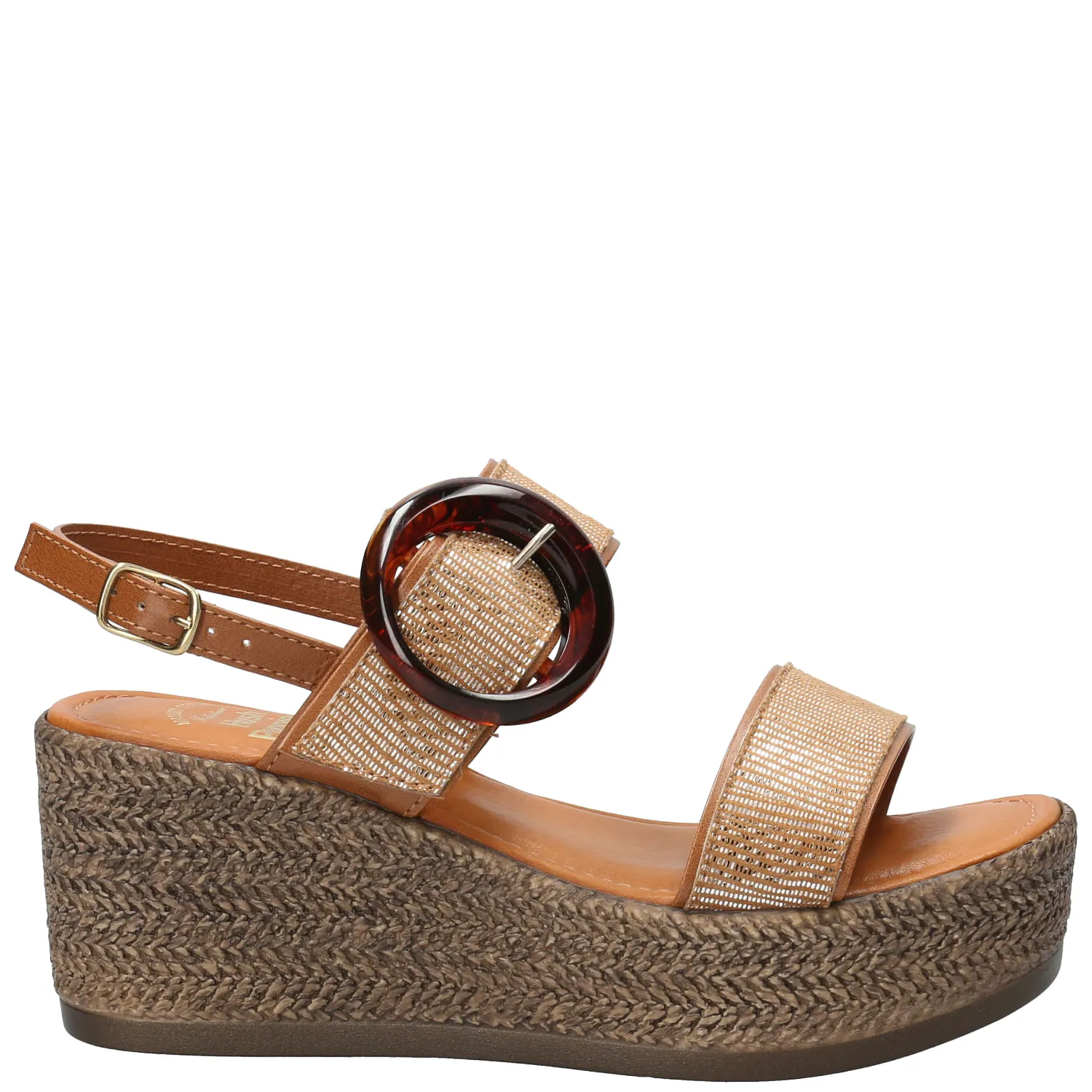 Sandalia Mujer Cinnia Beige