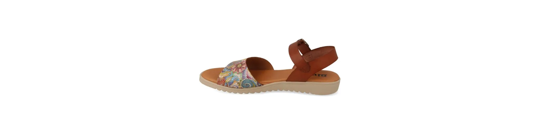 SANDALIAS PLANAS MUJER MOD. MICA CUERO