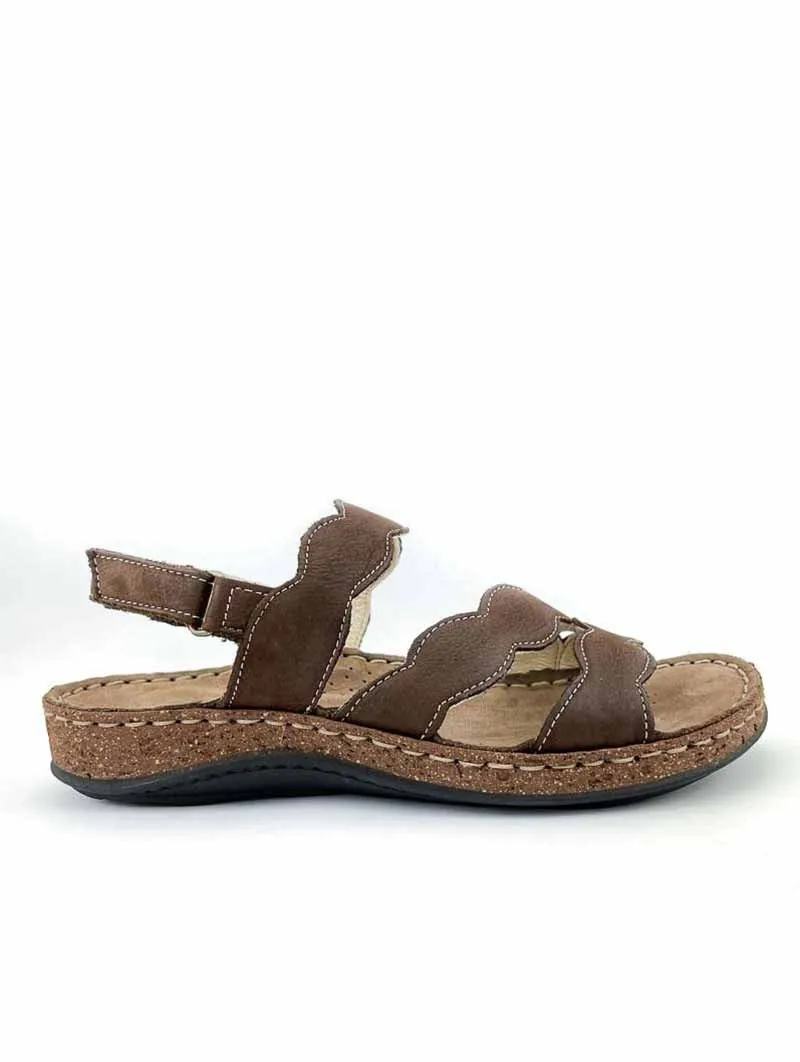 SANDALIAS PLANAS WALK & FLY 386143850 MARRóN CHOCOLATE