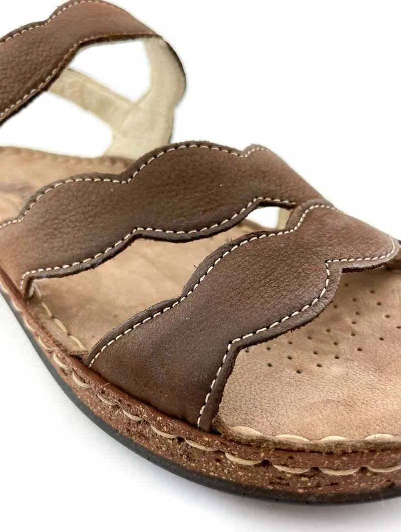 SANDALIAS PLANAS WALK & FLY 386143850 MARRóN CHOCOLATE