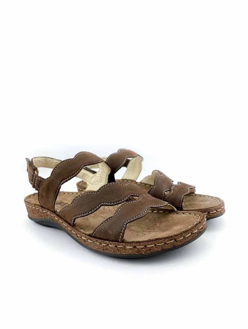 SANDALIAS PLANAS WALK & FLY 386143850 MARRóN CHOCOLATE