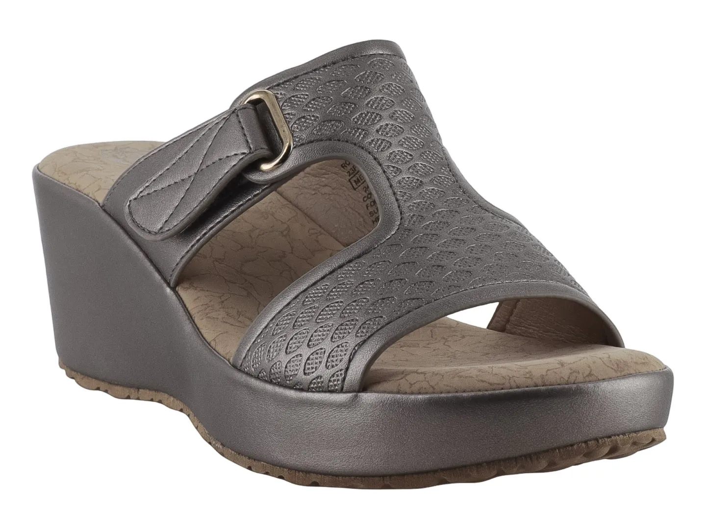 Sandalias Roze 23p723 Plata Para Mujer