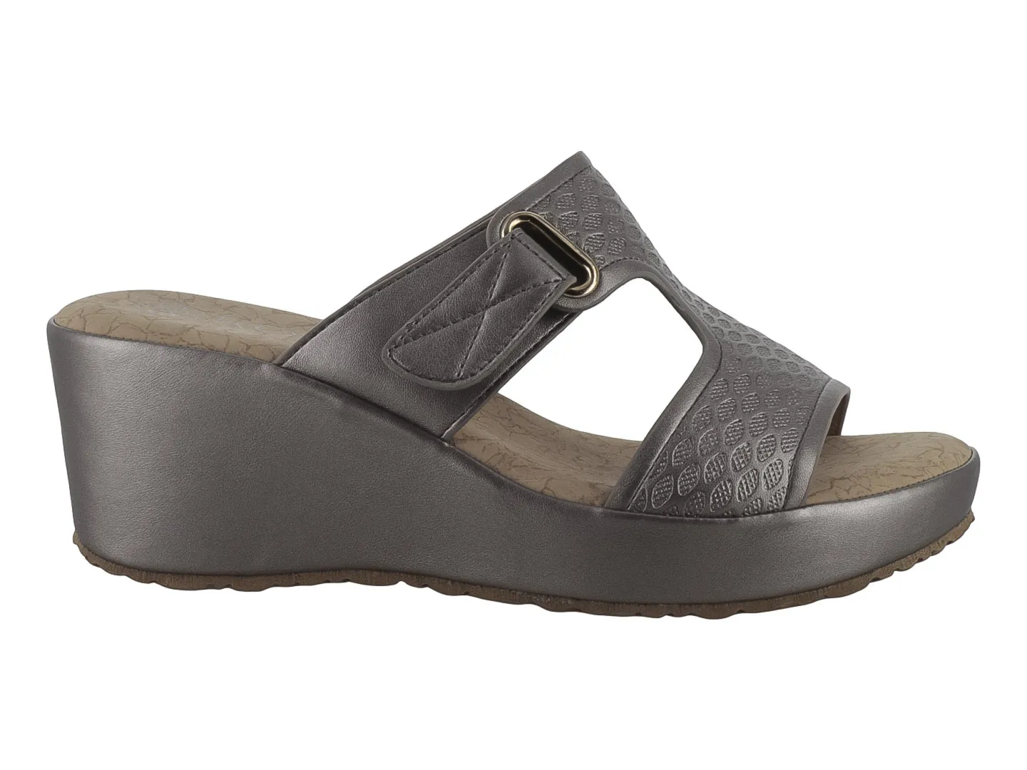 Sandalias Roze 23p723 Plata Para Mujer