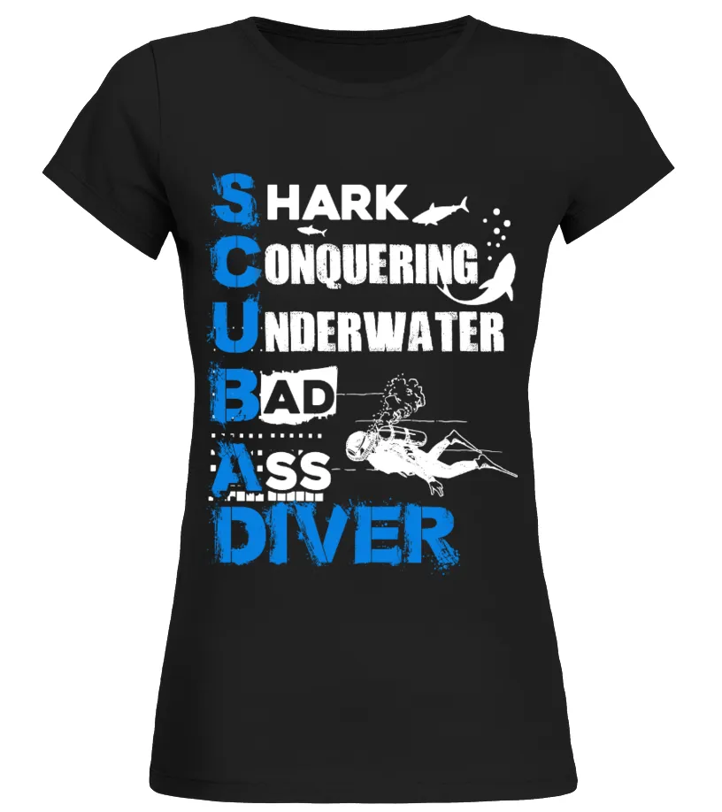 Scubadiving Conquer Camiseta cuello redondo Mujer