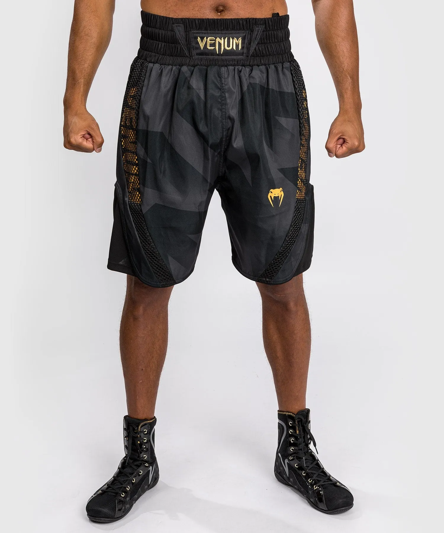SHORTS DE BOXEO VENUM RAZOR  NEGRO/ORO