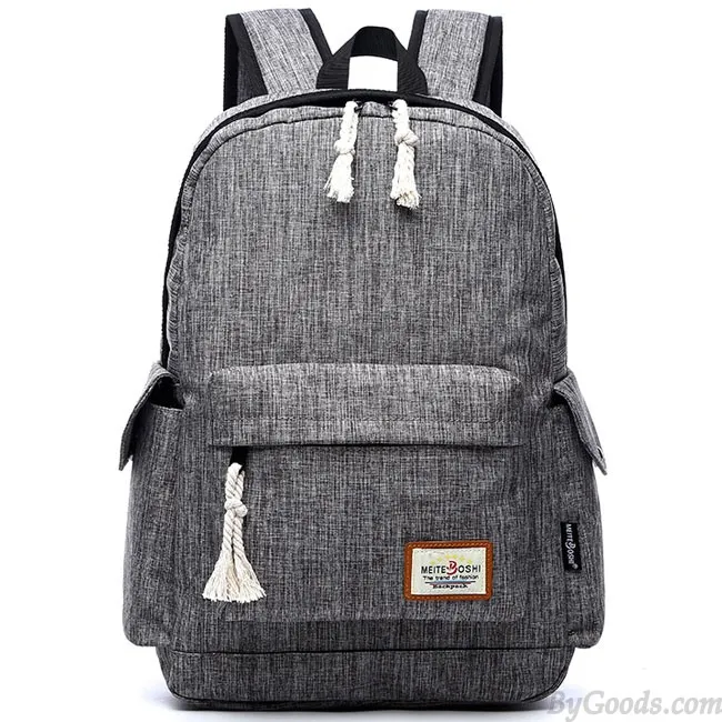 Simple Girl's Waterproof Oxford Cloth Leisure Large School Backpack Travel Backpack 
