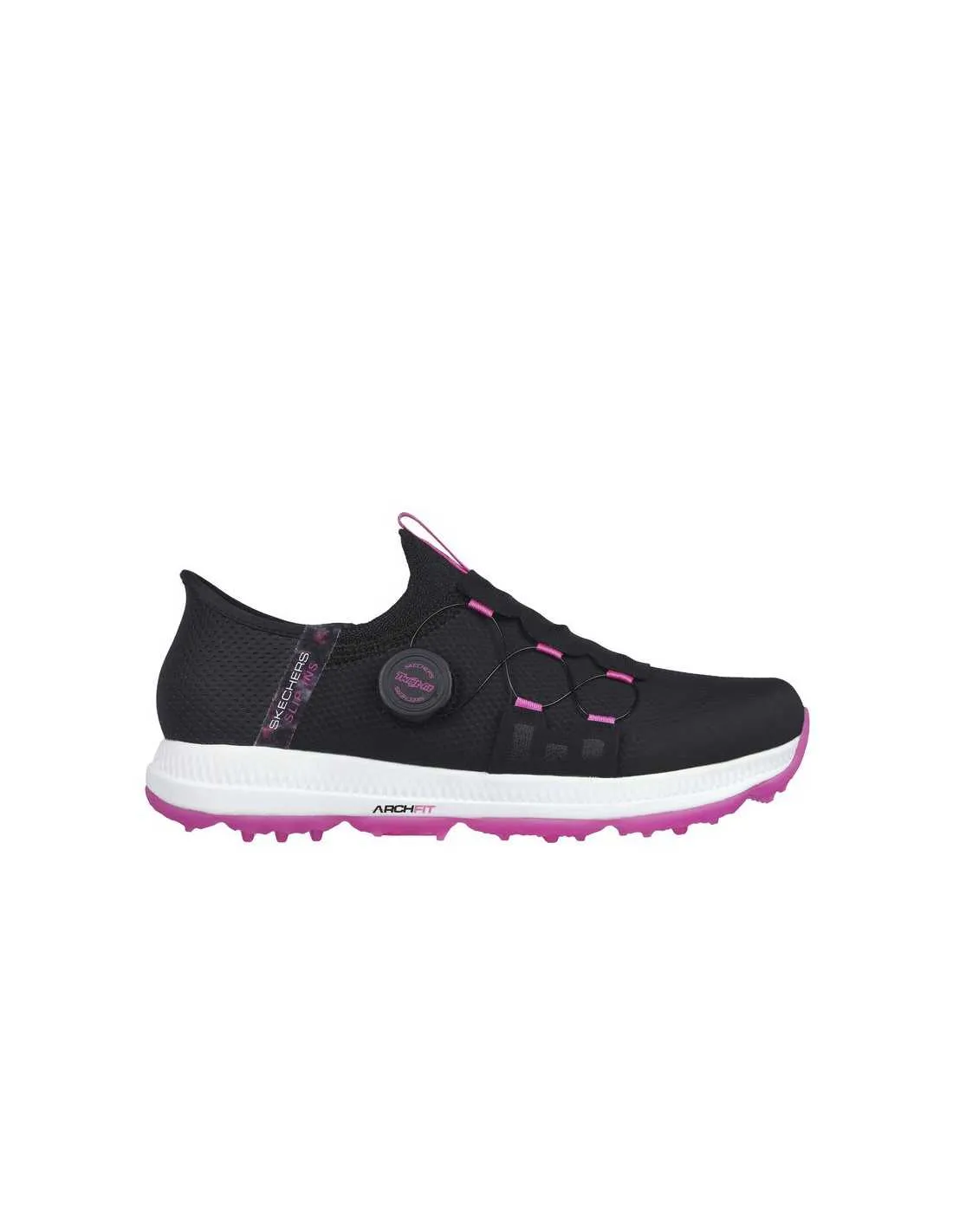 SKECHERS SLIPINS GO GOLF ELITE 5 BLACK/PINK  ZAPATO MUJER