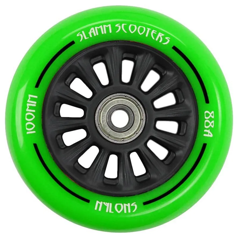 SLAMM 100MM NYCORE WHEELS GREEN