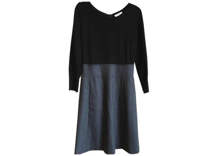 Sonia By Sonia Rykiel Vestido Negro Gris antracita 