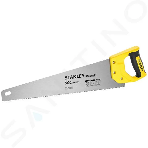 STANLEY HERRAMIENTAS  SIERRA DE MANO 7 TPI, LONGITUD 50 CM STHT203671
