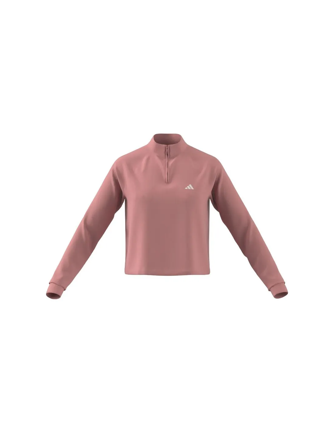 Sudadera adidas Train Essentials Minimal Branding 1/4 Zip Cover Up Mujer Rosa