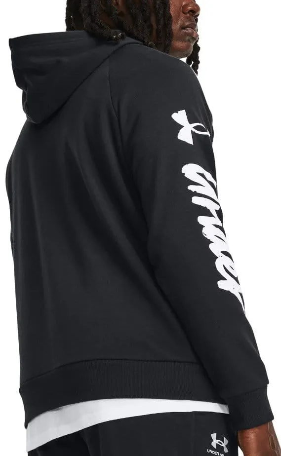 SUDADERA CON CAPUCHA UNDER ARMOUR UA RIVAL FLEECE GRAPHIC HDBLK