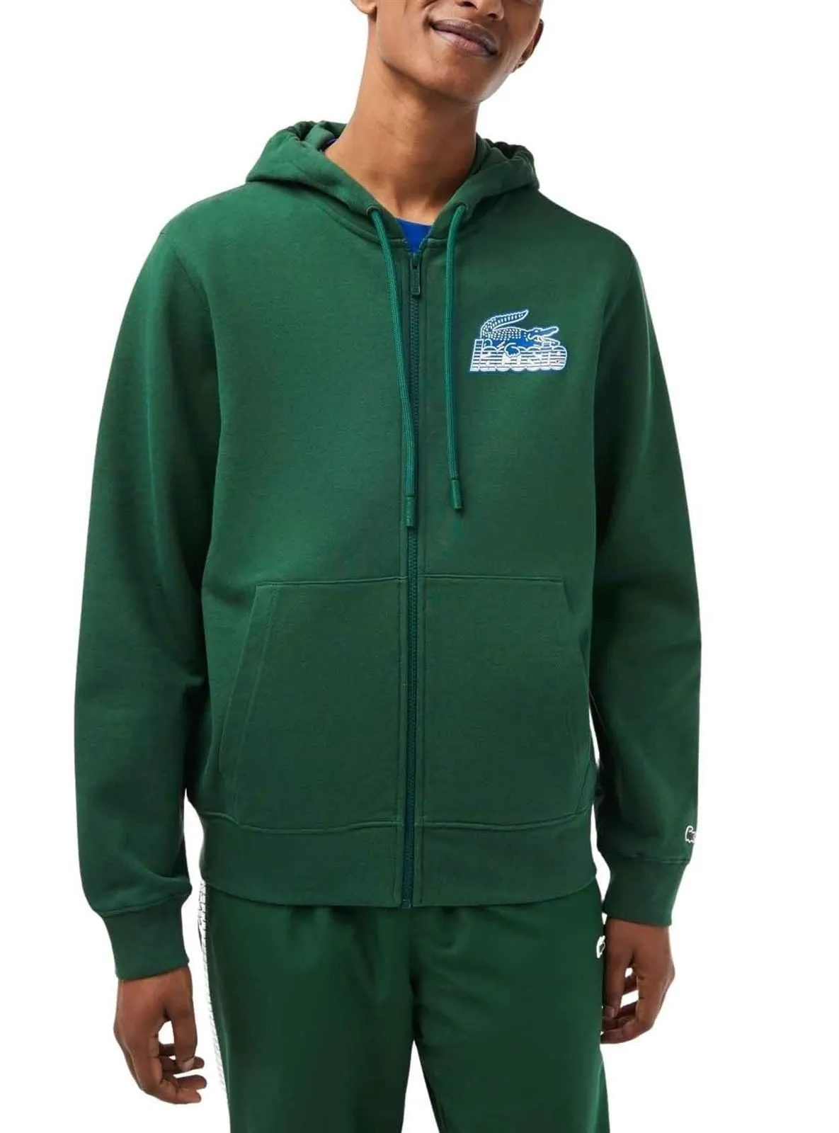 Sudadera con cremallera LACOSTE SH5088 00 132 verde