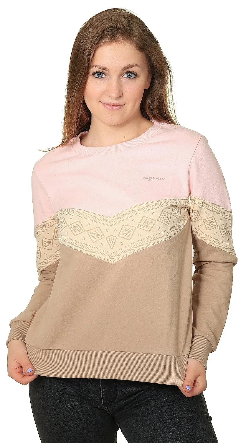 SUDADERA RAGWEAR NATTIVO SWEAT ORGANIC GOTS  4063/LIGHT PINK  WOMEN´S
