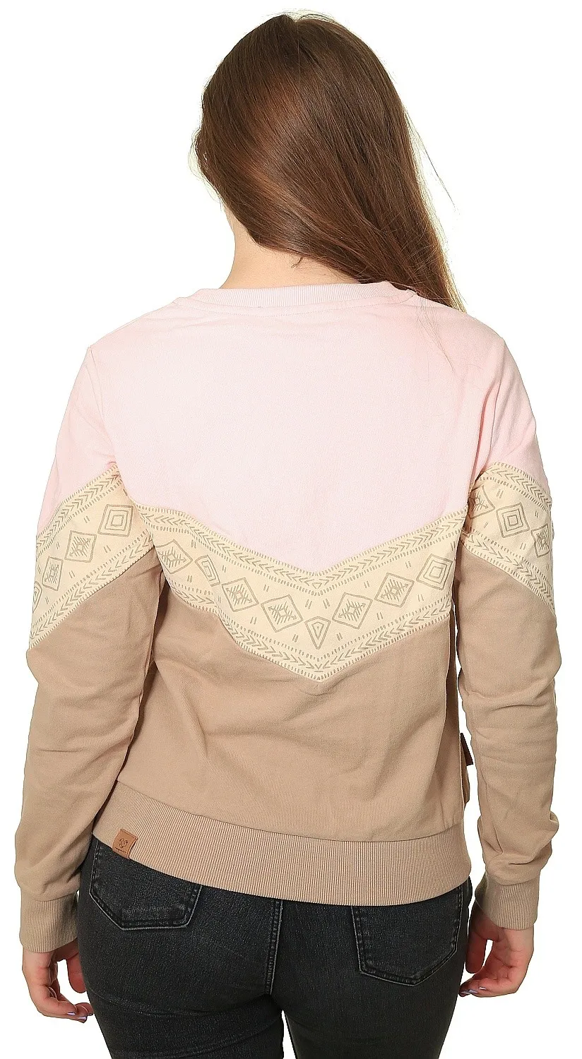 SUDADERA RAGWEAR NATTIVO SWEAT ORGANIC GOTS  4063/LIGHT PINK  WOMEN´S