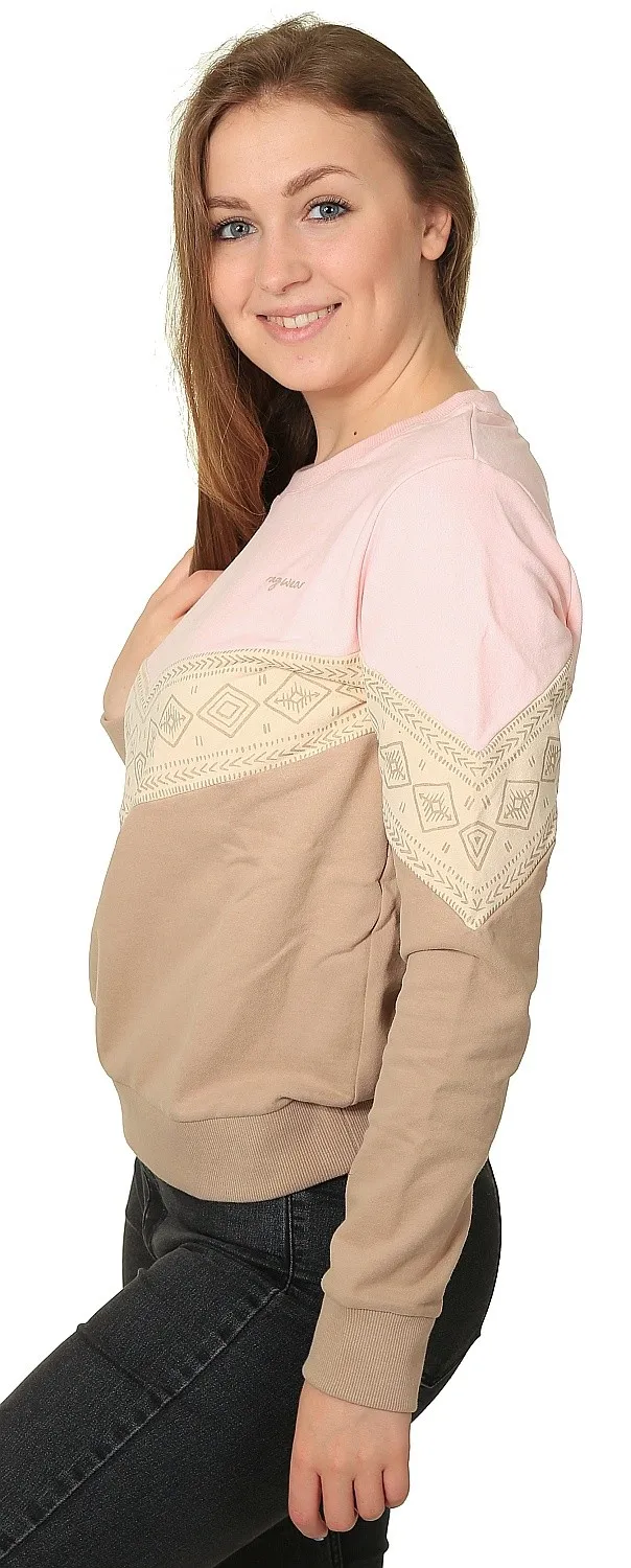 SUDADERA RAGWEAR NATTIVO SWEAT ORGANIC GOTS  4063/LIGHT PINK  WOMEN´S