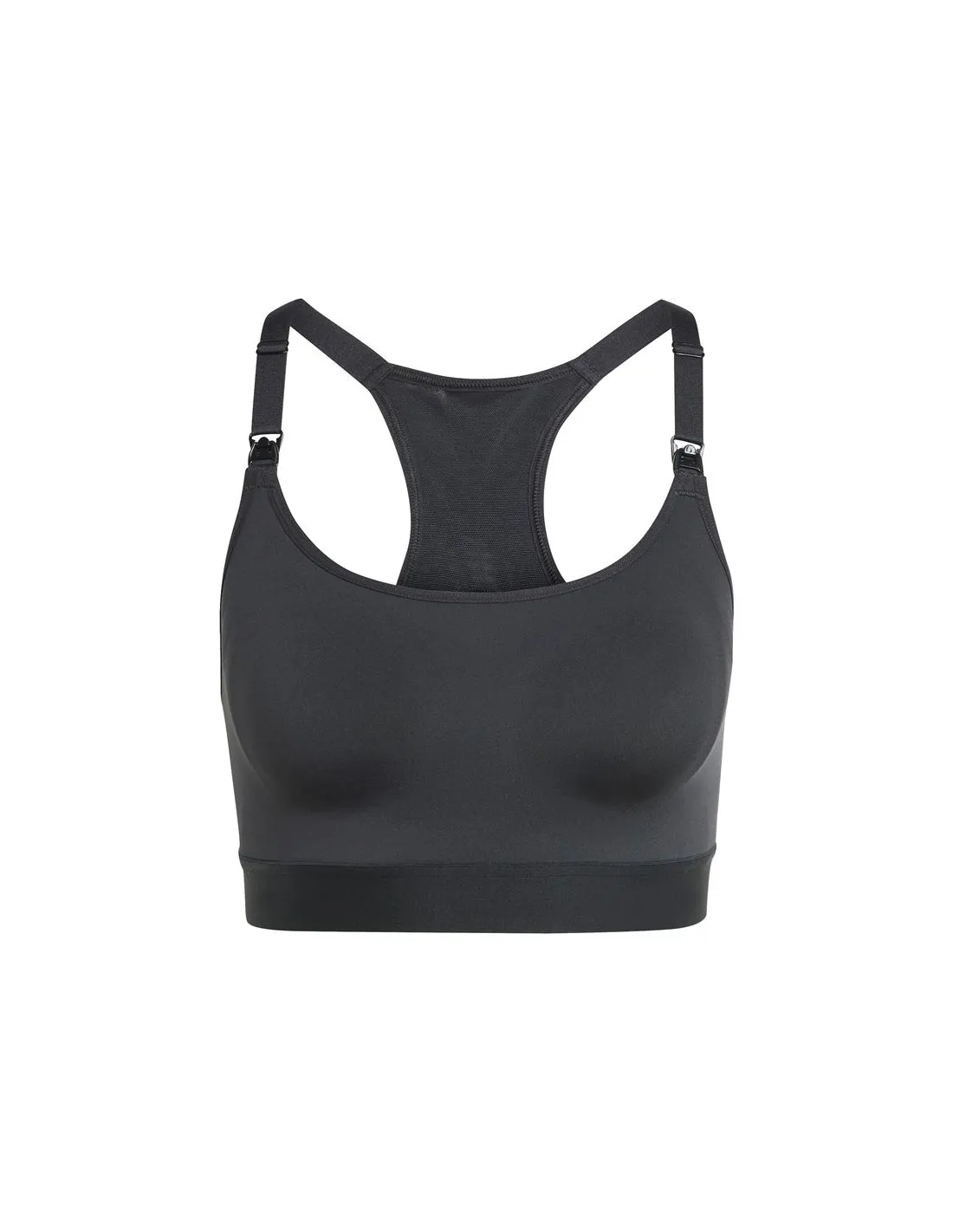 Sujetador Deportivo de Fitness adidas Essentials Pwim L Ms Mat Mujer Negro