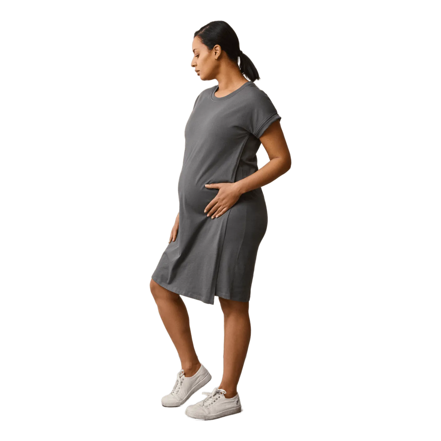 TETAS THESHIRT DRESS WILLOW GREEN