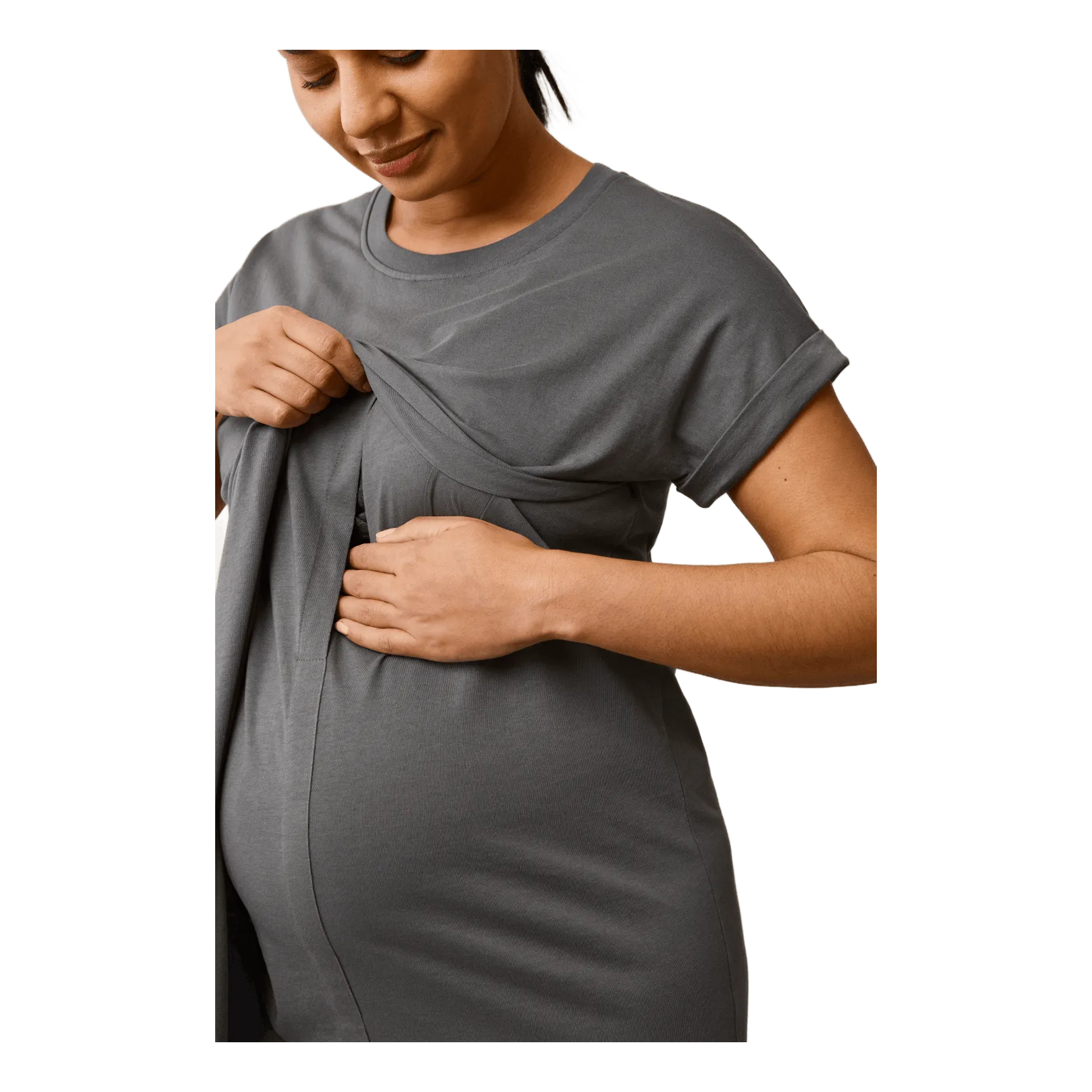 TETAS THESHIRT DRESS WILLOW GREEN