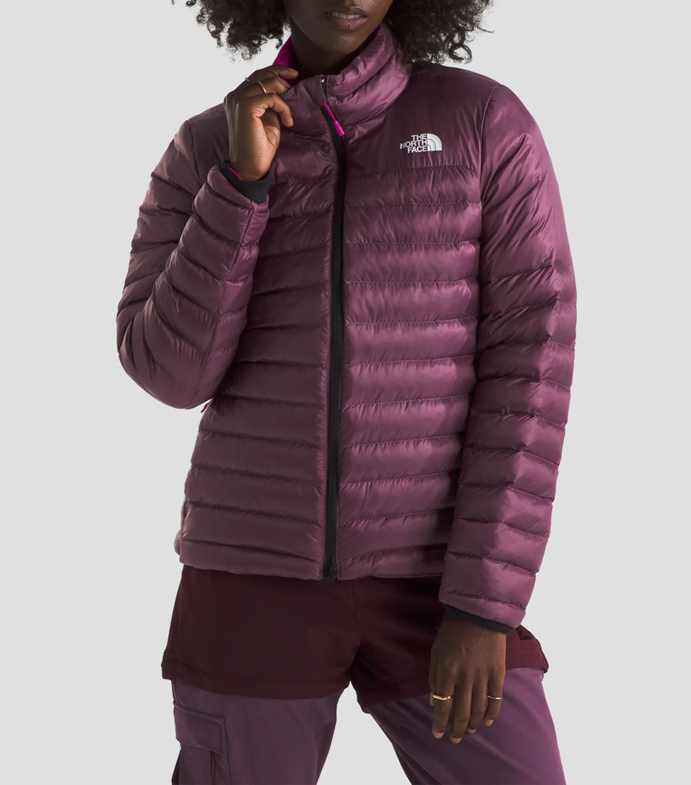 The North Face Chamarra Puffer capitonada Mujer