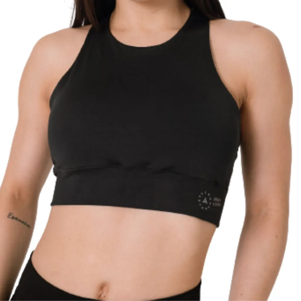 TOP NEGRO DEPORTIVO MUJER URBAN LUXURY  TOPSTYLE