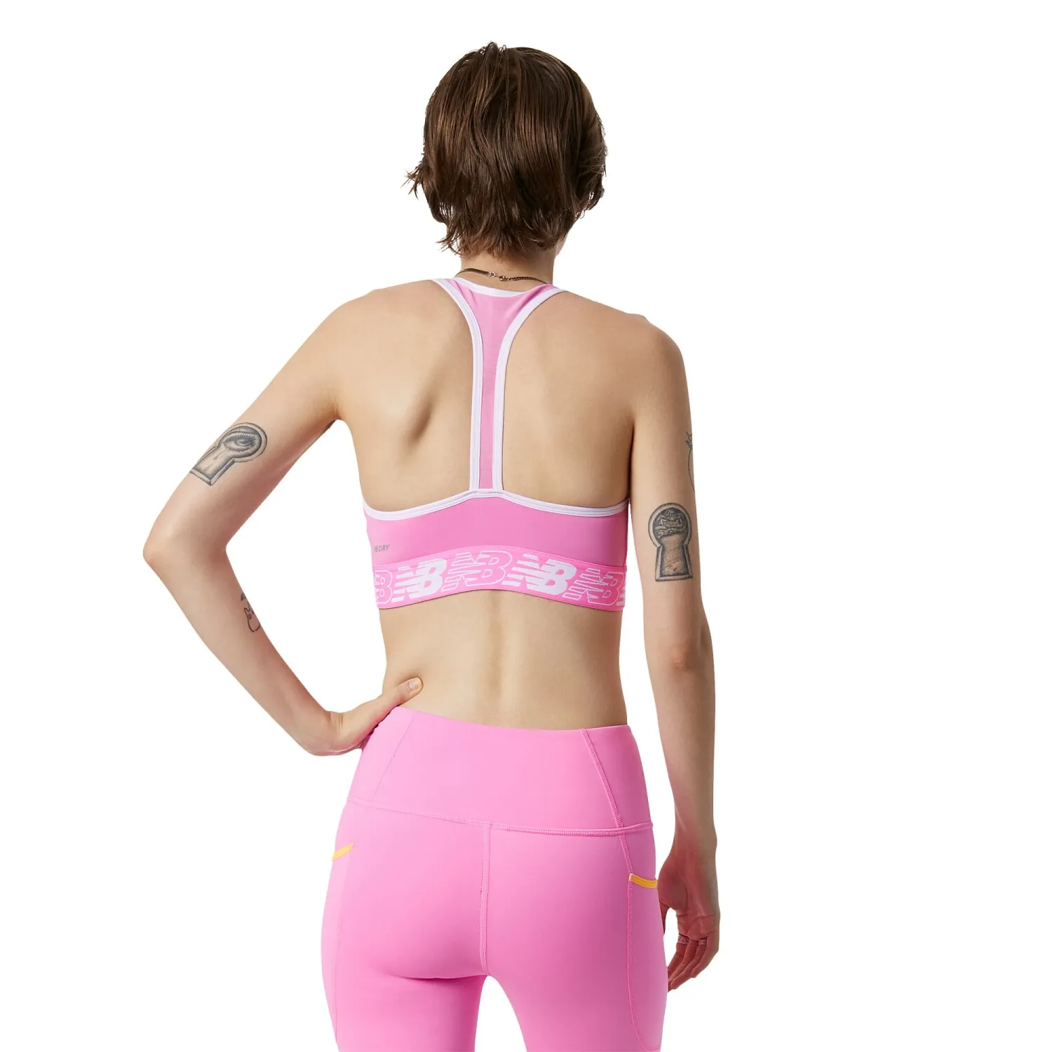 TOP NEW BALANCE DE DAMA  NB PACE BRA 3.0  WB11034VPK  RED