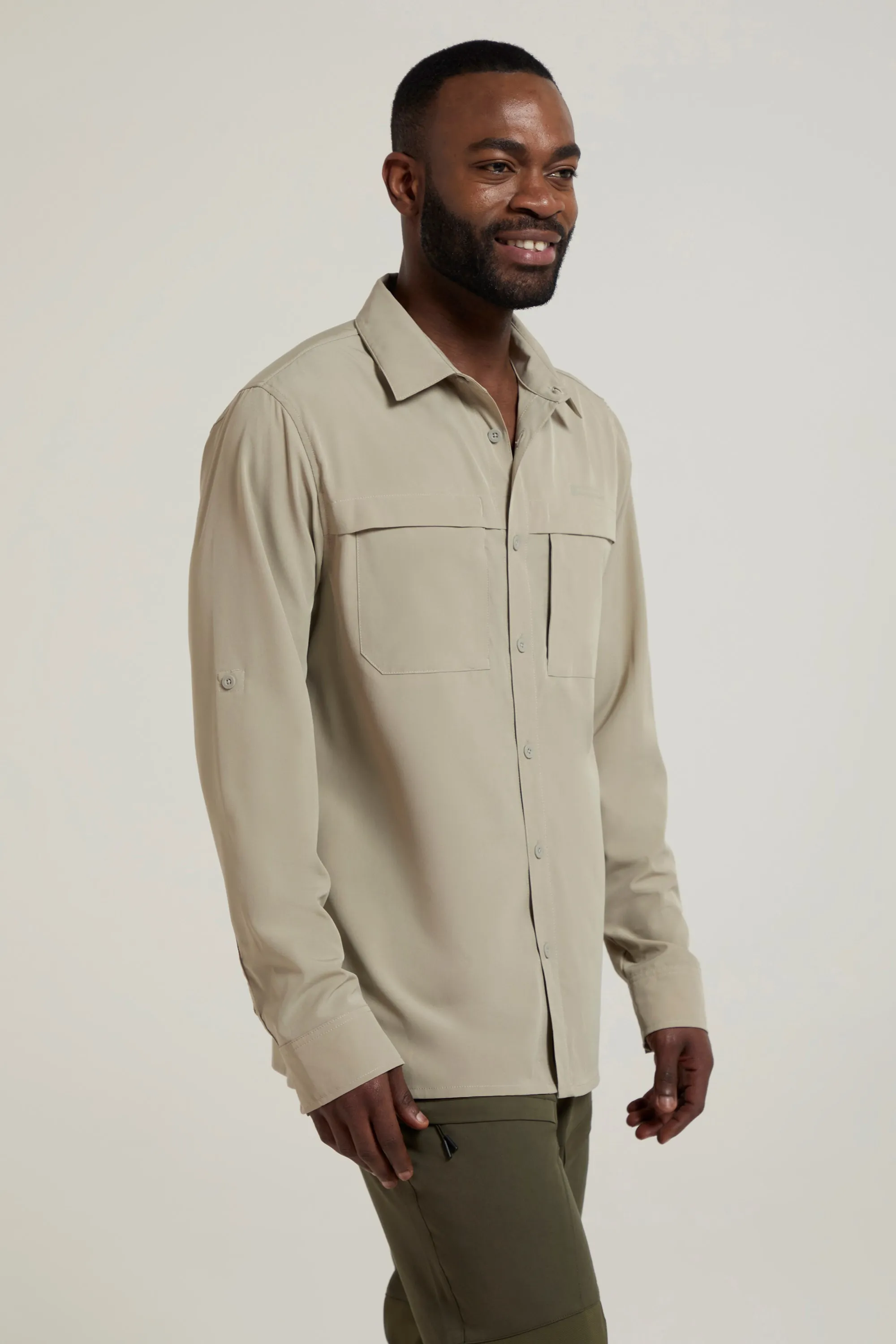 Treble camisa de viaje para hombre