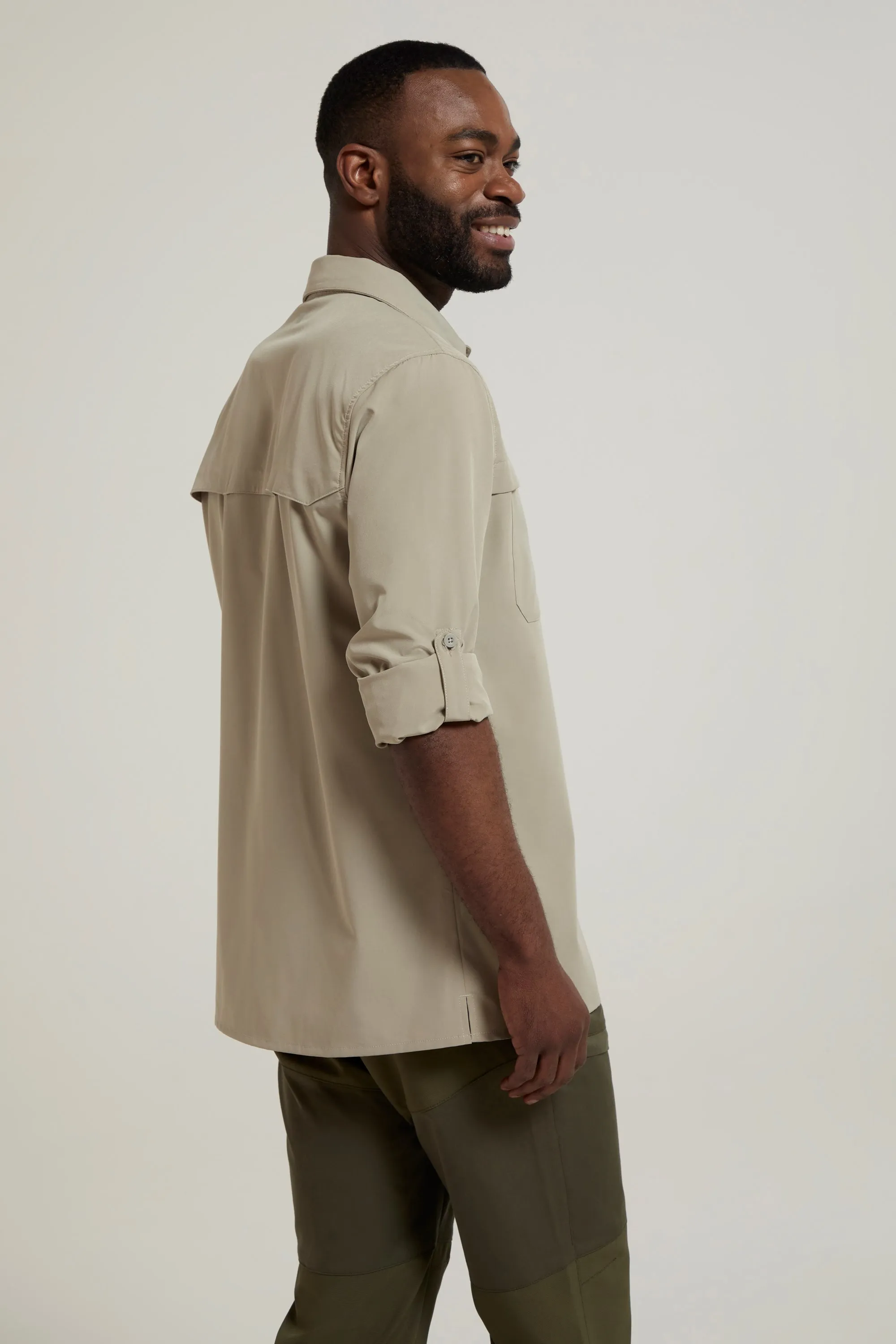 Treble camisa de viaje para hombre