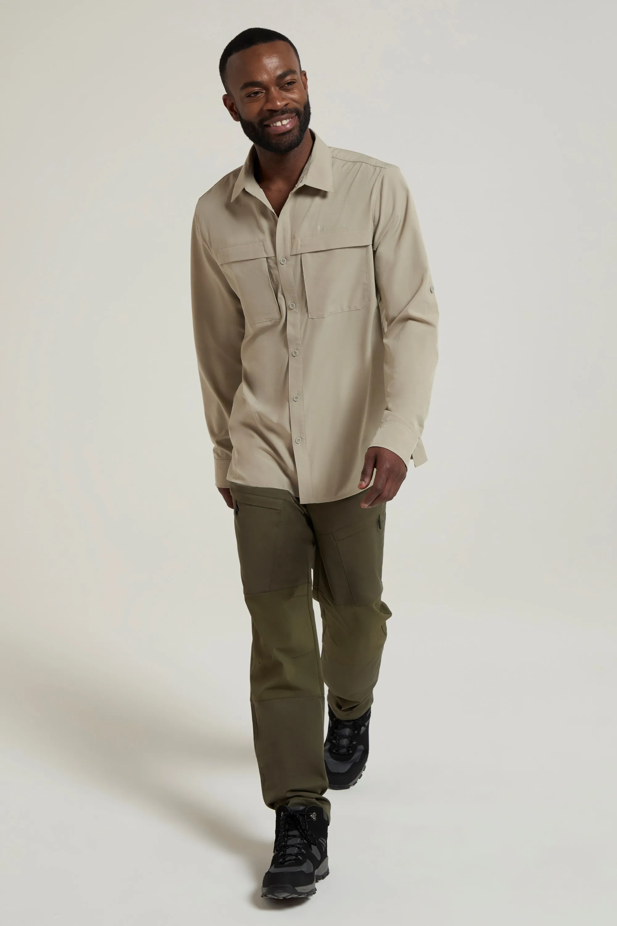 Treble camisa de viaje para hombre