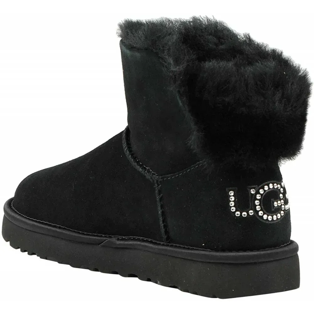 UGG  W CLASSIC BLING MINI 1105364 BLK