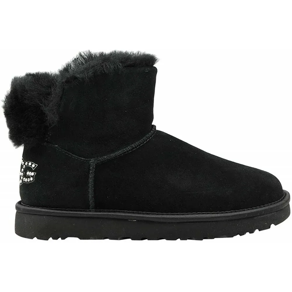 UGG  W CLASSIC BLING MINI 1105364 BLK