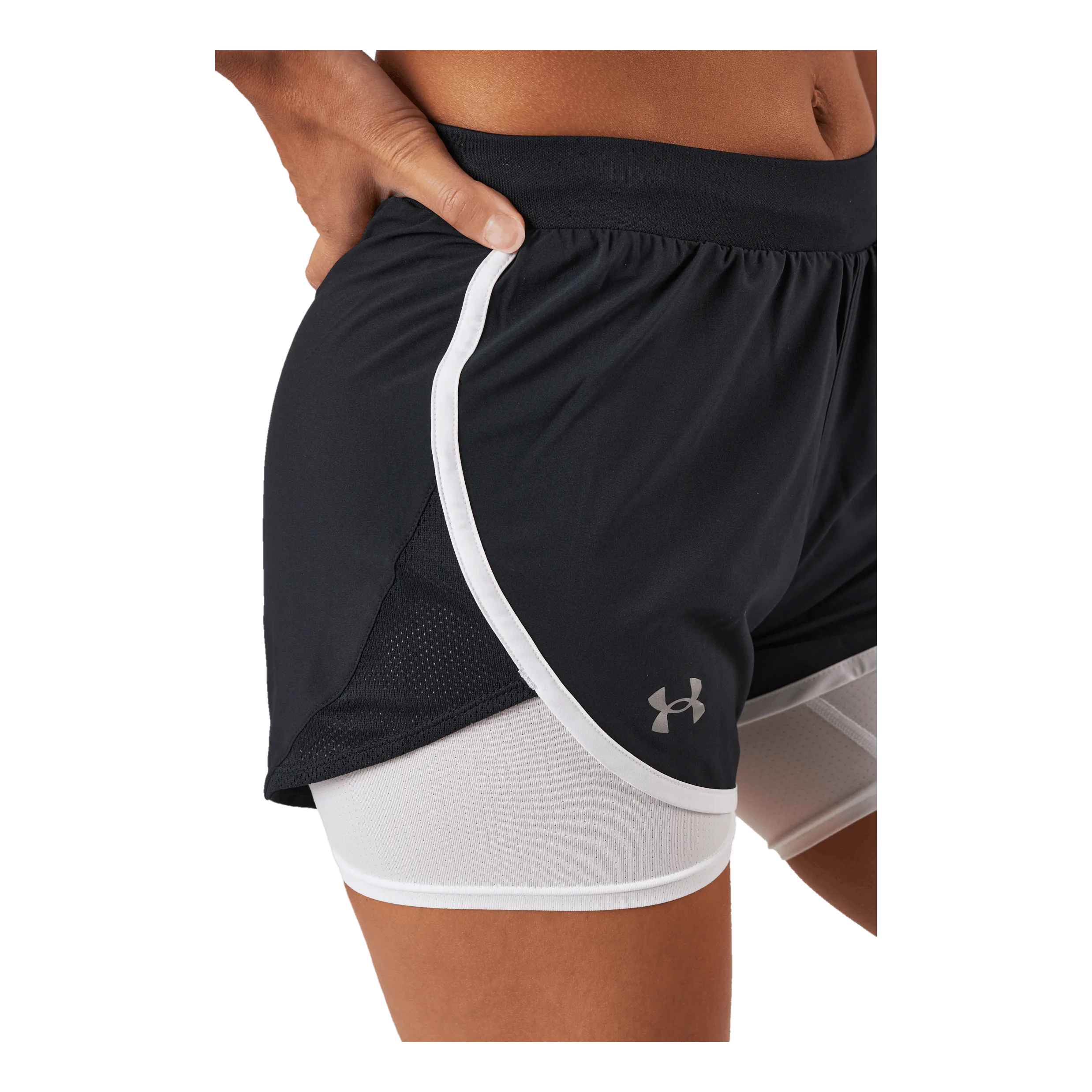 UNDER ARMOUR UA FLY BY ELITE 2IN1 SHORT BLACK