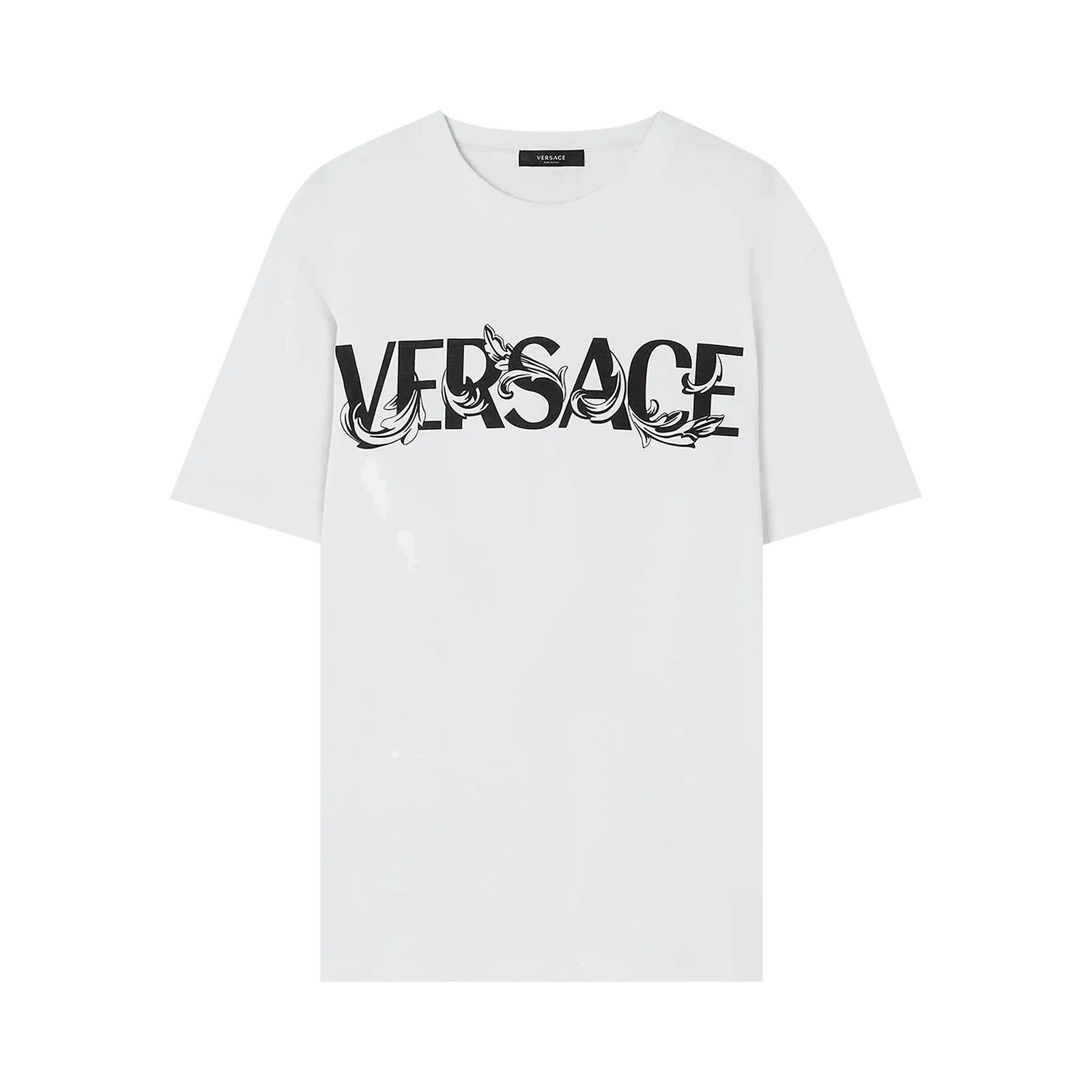 Versace Baroque Text Logo Tee