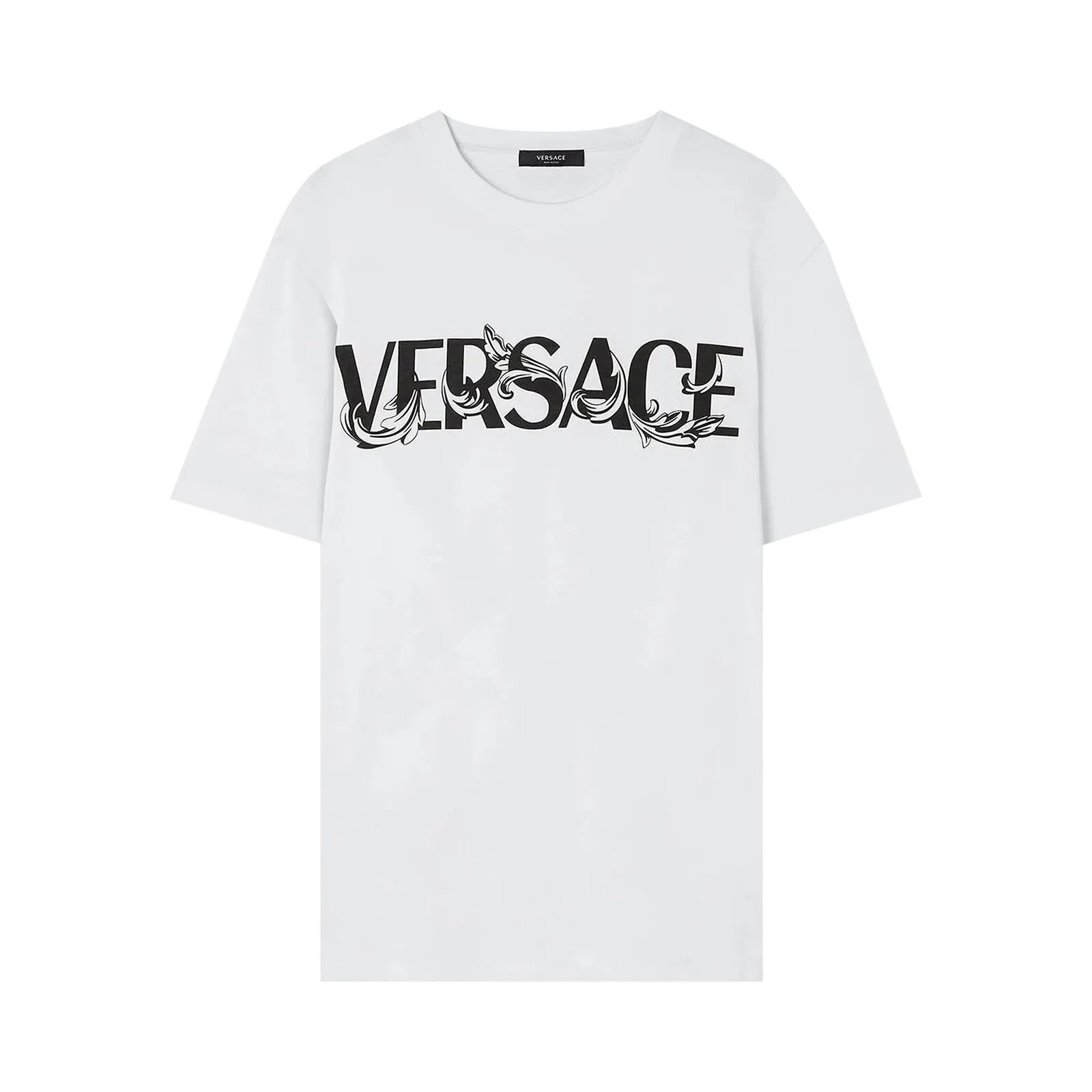 Versace Baroque Text Logo Tee