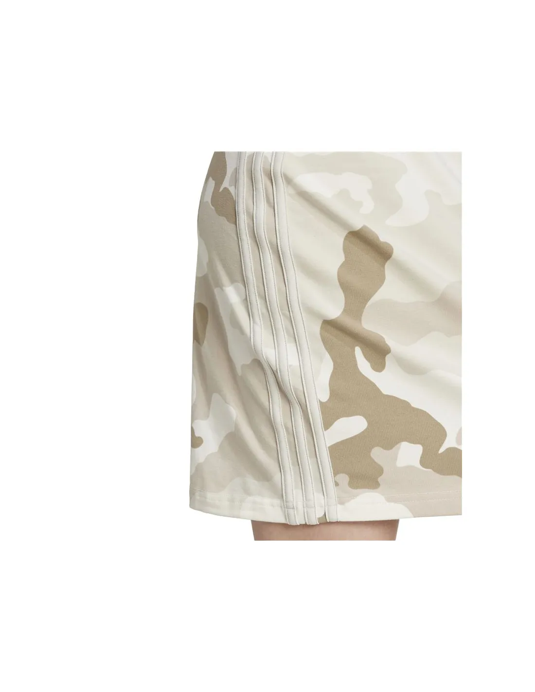 Vestido adidas Essentials 3 Bandas Camo Print Racer Back Tank Mujer Beige