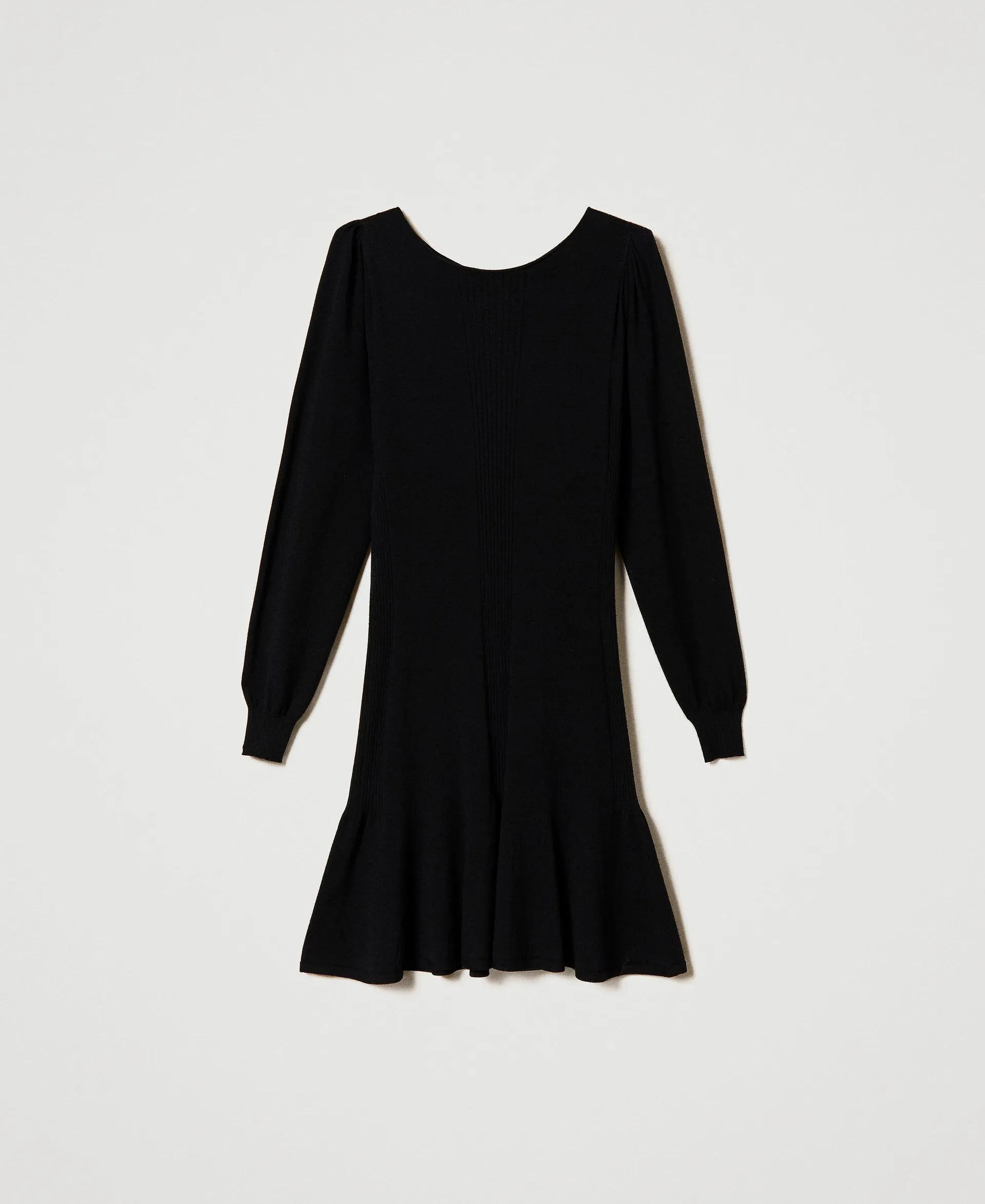 Vestido corto de punto doble