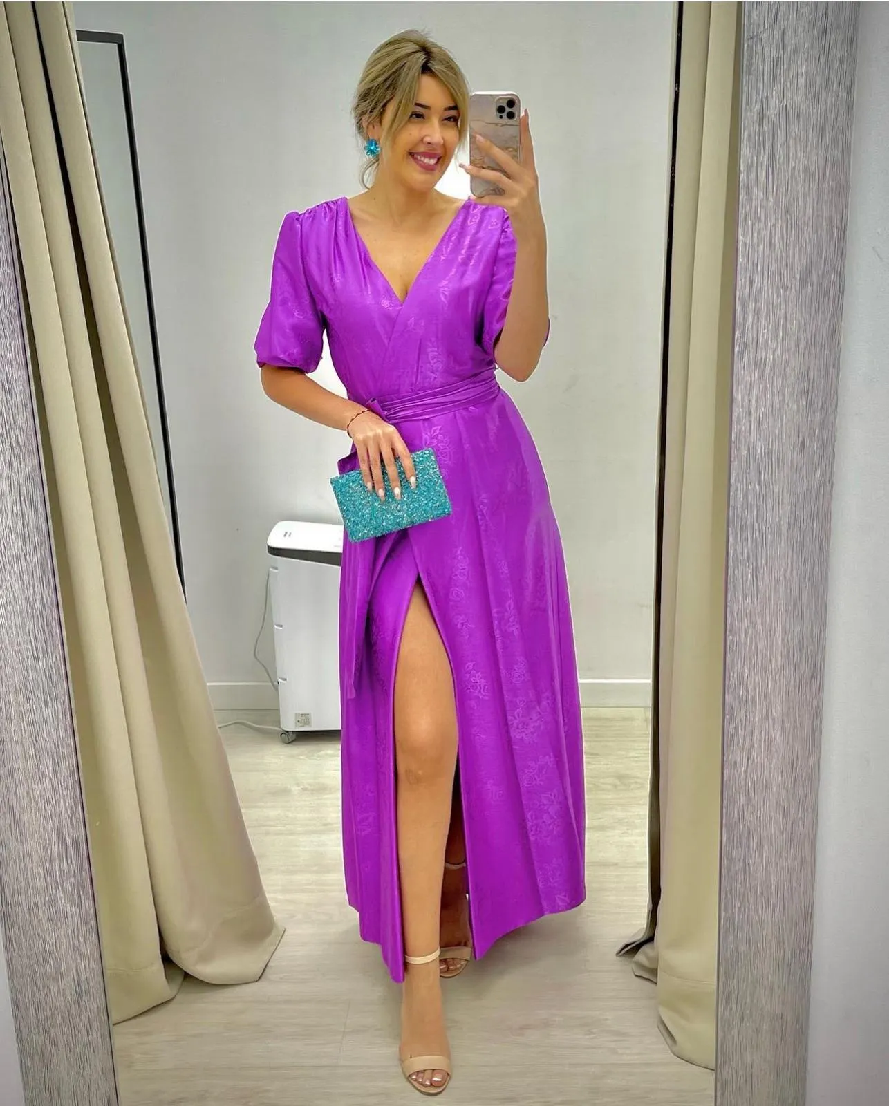 Vestido Madrina lila