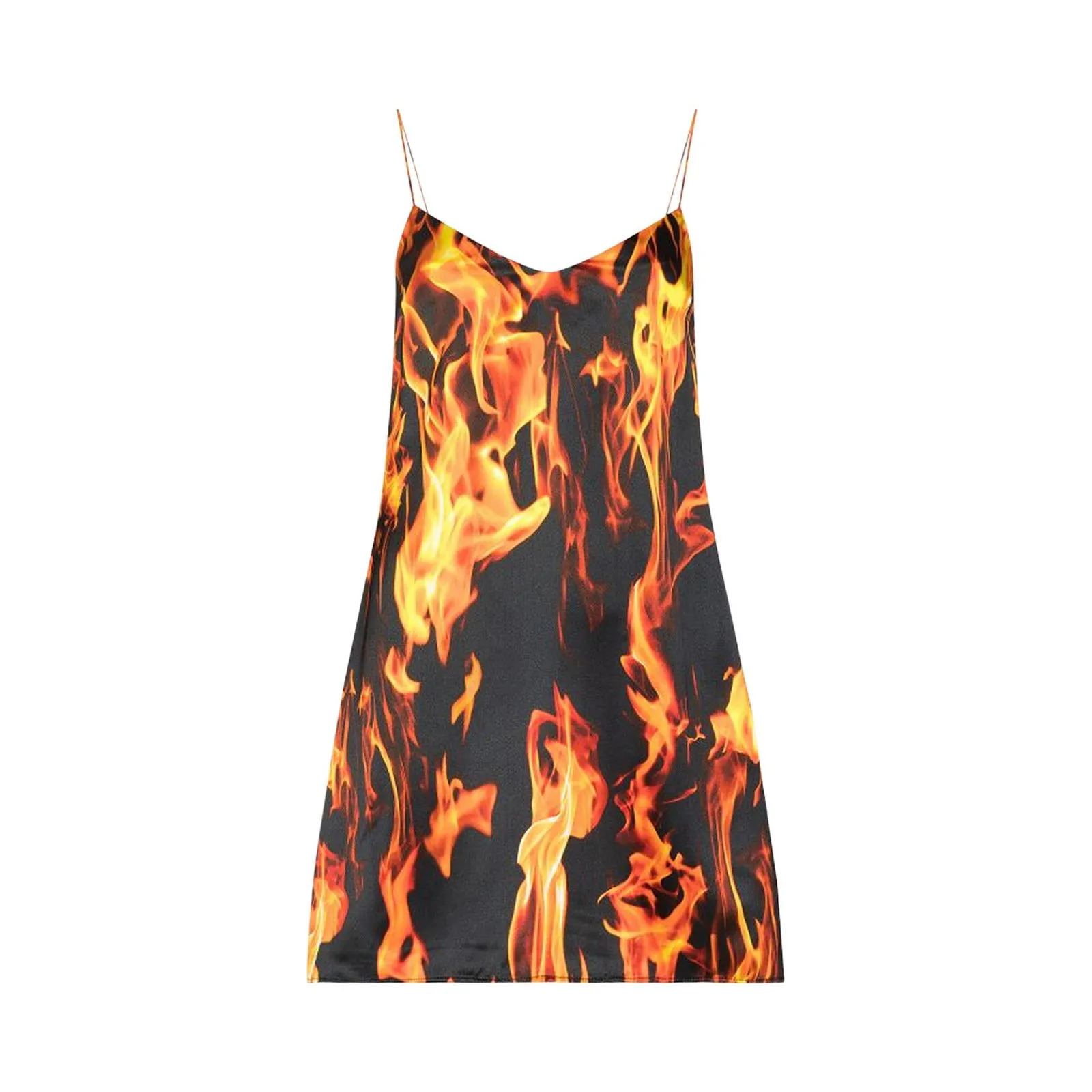 VETEMENTS Fire Slip Dress