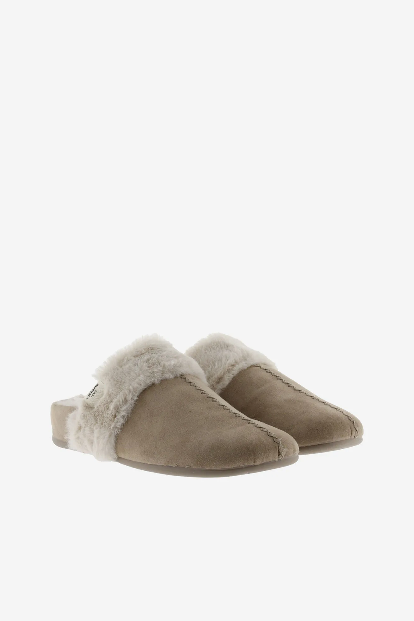Victoria Zapatillas de casa de efecto ante